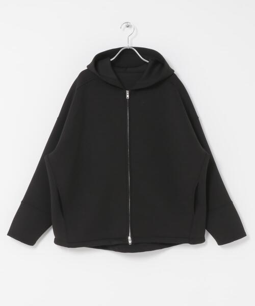 SENSE OF PLACE by URBAN RESEARCH（センスオブプレイスバイアーバンリサーチ）の「コクーンスリーブZIPパーカー（パーカー・レディース・グレー/ブラック/アイボリー・ONE）」の16枚目の写真