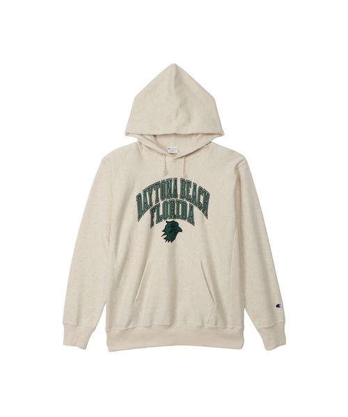 Champion(チャンピオン)の「【Champion/チャンピオン】メンズ リバースウィーブ(R) フーデッドスウェットシャツ(パーカー・メンズ・ダークブラック/オートミール/ネイビー/グレー・MEDIUM/X-LARGE/LARGE)」の3枚目の写真