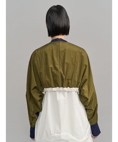 UN3D.（アンスリード）の「FRONT BACK DOCKING TOP / フロントバックドッキングトップ（その他トップス・レディース・ブラック/その他1・FREE）」の4枚目の写真