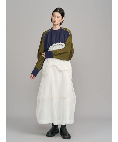 UN3D.（アンスリード）の「FRONT BACK DOCKING TOP / フロントバックドッキングトップ（その他トップス・レディース・ブラック/その他1・FREE）」の10枚目の写真