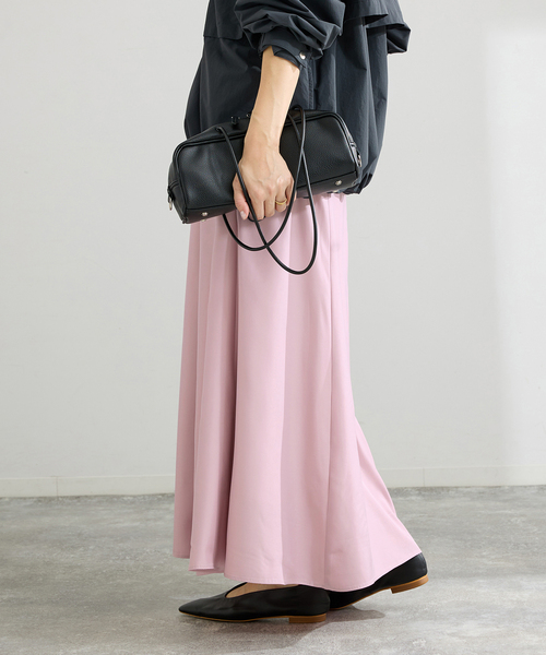 IENA（イエナ）の「キュプラサテンフレアスカート（スカート・レディース・ブラック/ピンク/ベージュ・34/36/38/40）」の3枚目の写真