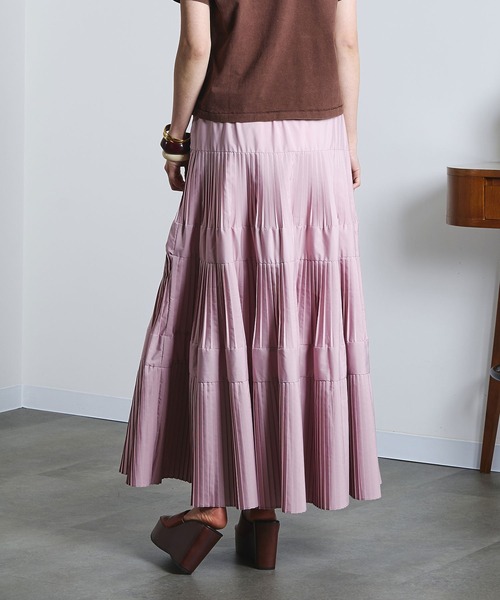 ROSE BUD(ローズバッド)の「TIERED SKIRT(スカート・レディース・カーキ/ブラック/ピンク・ONE SIZE)」の22枚目の写真