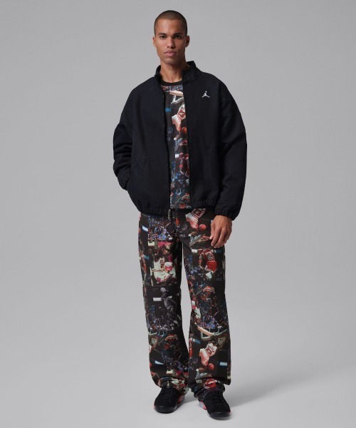 JORDAN BRAND(ジョーダンブランド)の「JORDAN BRAND Jordan Flight Printed Long Sleeve Jersey(ジョーダンブランド ジョーダン フライト プリント ロングスリーブ ジャージー)(Tシャツ/カットソー・メンズ・ブラック系・MEDIUM/X-LARGE/LARGE)」の4枚目の写真
