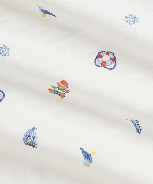 Ralph Lauren POLOベア 総柄　2wayロンパース　スタイ 70 Ralph Lauren POLOベア 総柄 2wayロンパース スタイ 70