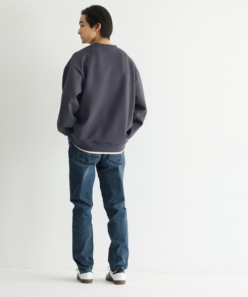 coca（coca）（コカ）の「ソフトジャージーレイヤード風トップス（Tシャツ/カットソー・メンズ・チャコール/グレイッシュベージュ・M/L/XL）」の19枚目の写真