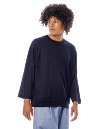Premium Summer Wool Top / 上質サマーウール九分袖丈トップス