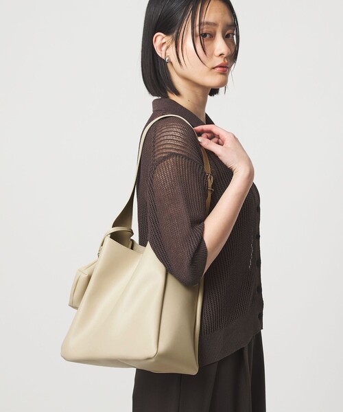 良品✨別売りチャーム付き❗️斜め掛け⭕️ ワンハンドル チャームバッグ（ショルダーバッグ）｜green label