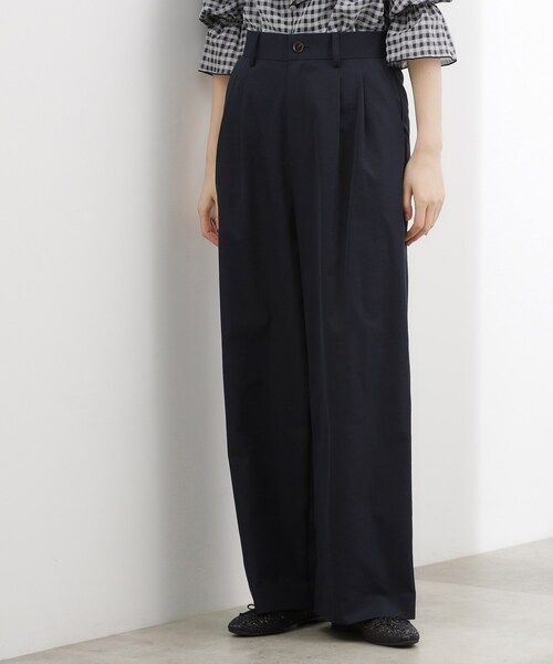 grove(グローブ)の「ツータック ワイドチノパンツ(その他パンツ・レディース・ネイビー/ベージュ・03/02/04/01/05)」の8枚目の写真