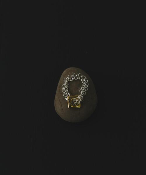 SMELLY(スメリー)の「SMELLY so’ point chain ring(リング・レディース・シルバー系その他・13)」の1枚目の写真
