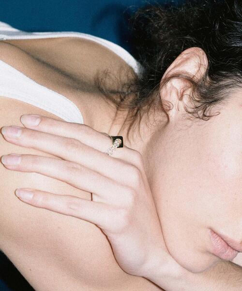 SMELLY(スメリー)の「SMELLY so’ point chain ring(リング・レディース・シルバー系その他・13)」の4枚目の写真