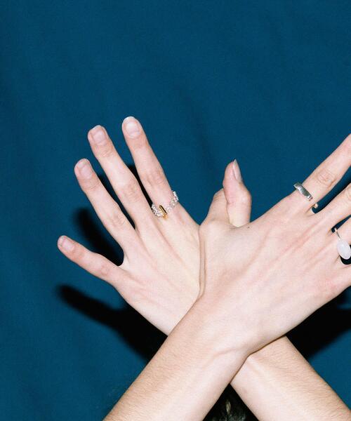 SMELLY(スメリー)の「SMELLY so’ point chain ring(リング・レディース・シルバー系その他・13)」の5枚目の写真