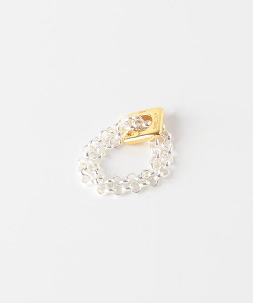 SMELLY(スメリー)の「SMELLY so’ point chain ring(リング・レディース・シルバー系その他・13)」の8枚目の写真