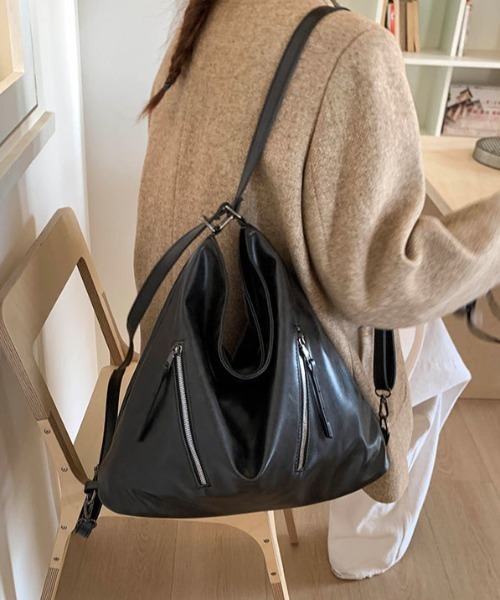 LAC-VERT（ラック・ヴェール）の「2WAYファスナーナップサック（バックパック/リュック・レディース・ブラック/ダークブラウン/ブラウン/キャメル・FREE）」の16枚目の写真