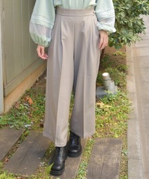 axes femme | サイドボタンタックパンツ(その他パンツ)