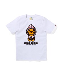 A BATHING APE(�A�x�C�V���O�G�C�v)��PASTEL COLOR CAMO MILO SHARK FZH TEE(T�V���c/�J�b�g�\�[)