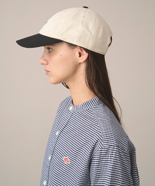 DANTON(ダントン)の「Chino Cloth 6-Panel Cap 2tone(キャップ・レディース・ベージュ系その他/カーキ系1/ホワイト系その他5/ホワイト系その他6・F)」の2枚目の写真