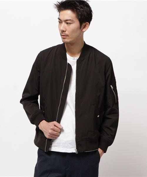 WEGO（ウィゴー）の「WEGO/スタンダードMA-1（MA-1・メンズ・ネイビー/ベージュ/カーキ/ブラック/ホワイト・LARGE/MEDIUM）」の12枚目の写真