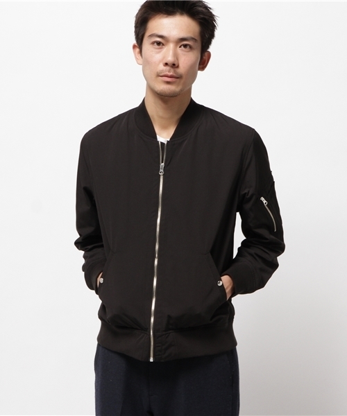 WEGO（ウィゴー）の「WEGO/スタンダードMA-1（MA-1・メンズ・ネイビー/ベージュ/カーキ/ブラック/ホワイト・LARGE/MEDIUM）」の19枚目の写真