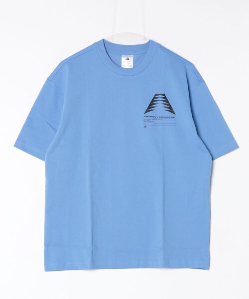 adidas(アディダス)の「アンソニー・エドワーズ GFX スキーマティック Tシャツ / アディダス adidas(Tシャツ/カットソー・メンズ・ブルー・LARGE/X-LARGE/XX-LARGE/3XL/MEDIUM/SMALL/X-SMALL)」の6枚目の写真