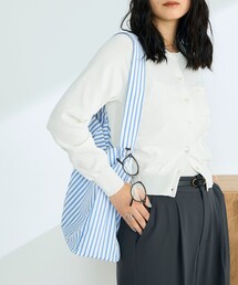 fredy emue | ストライプ/ギンガムワンショルバッグ(ショルダーバッグ)