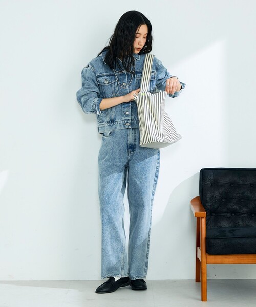 fredy emue（フレディエミュ）の「ストライプ/ギンガムワンショルバッグ（ショルダーバッグ・レディース・ブラック系その他/ブラック系その他2/ピンク系その他/ブルー系その他/グリーン系その他・FREE）」の18枚目の写真