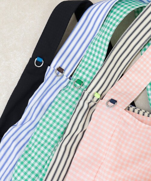 fredy emue（フレディエミュ）の「ストライプ/ギンガムワンショルバッグ（ショルダーバッグ・レディース・ブラック系その他/ブラック系その他2/ピンク系その他/ブルー系その他/グリーン系その他・FREE）」の22枚目の写真