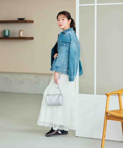 GLOBAL WORK（グローバルワーク）の「菅谷梨沙子さんコラボ/2WAYショルダーバッグ/643232（ショルダーバッグ・レディース・ブラック/ライトピンク/シルバー/ベージュ・FREE）」の8枚目の写真