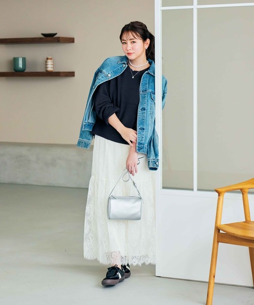 GLOBAL WORK（グローバルワーク）の「菅谷梨沙子さんコラボ/2WAYショルダーバッグ/643232（ショルダーバッグ・レディース・ブラック/ライトピンク/シルバー/ベージュ・FREE）」の9枚目の写真