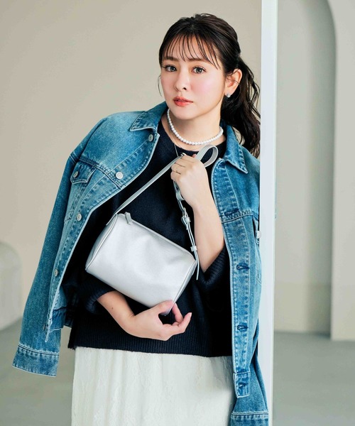 GLOBAL WORK（グローバルワーク）の「菅谷梨沙子さんコラボ/2WAYショルダーバッグ/643232（ショルダーバッグ・レディース・ブラック/ライトピンク/シルバー/ベージュ・FREE）」の10枚目の写真