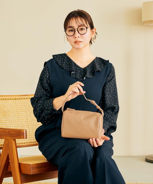 GLOBAL WORK（グローバルワーク）の「菅谷梨沙子さんコラボ/2WAYショルダーバッグ/643232（ショルダーバッグ・レディース・ブラック/ライトピンク/シルバー/ベージュ・FREE）」の16枚目の写真