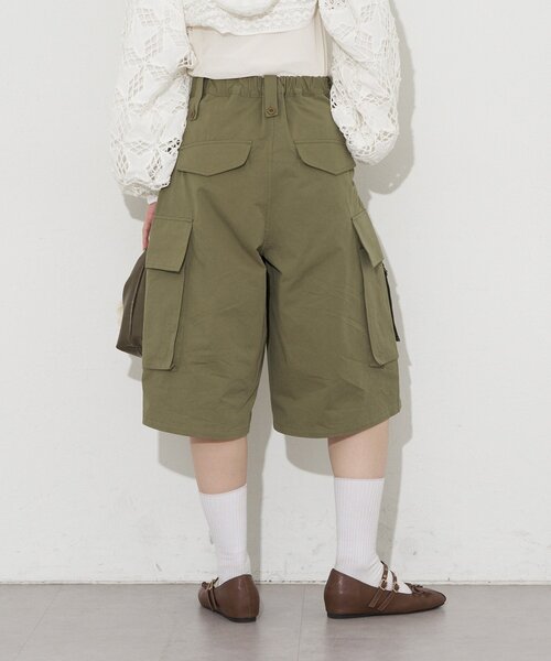CIAOPANIC（チャオパニック）の「【UNESS/ユーネス】カーゴハーフパンツ（その他パンツ・レディース・カーキ/ベージュ・ONE SIZE）」の21枚目の写真