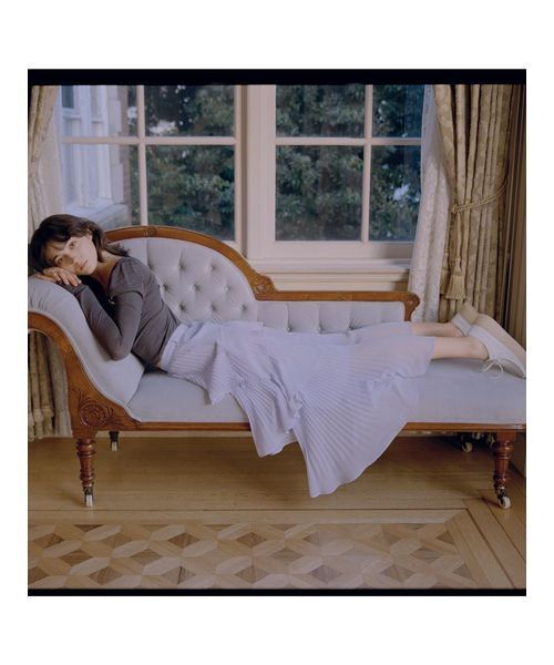 SNIDEL（スナイデル）の「Sustainableプリーツティアードスカート【SWFS261070 追加生産分】（スカート・レディース・ホワイト・0/1）」の10枚目の写真