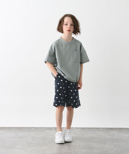 GLOBAL WORK(グローバルワーク)の「エアカルショーツ柄/618950(その他パンツ・キッズ・ライトブラウン/ブラック系2/ブラウン系6/ブラック×ホワイト・160cm/150cm/140cm/130cm)」の5枚目の写真