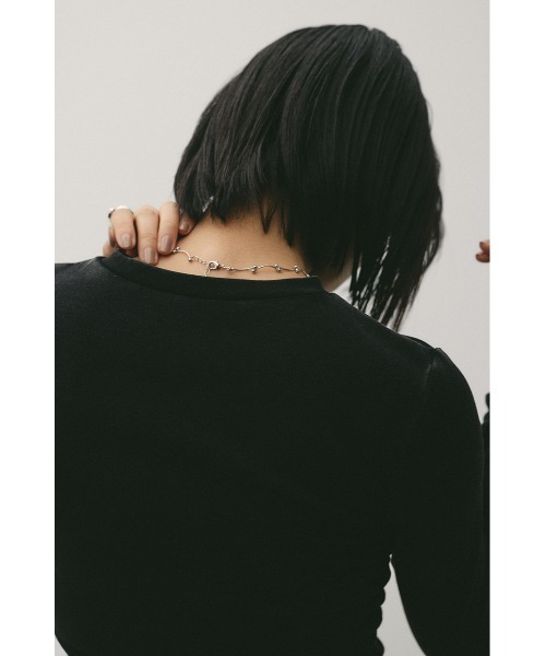 STYLEMIXER（スタイルミキサー）の「パウダーブリーチトップ（Tシャツ/カットソー・レディース・ライトブラウン/ブルー/ブラック/ベージュ・SMALL/MEDIUM）」の11枚目の写真