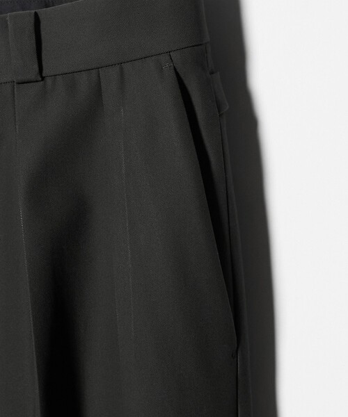 Thingless（シングレス）の「＜Thingless＞サイドアジャスト ツイル パンツ（スラックス・メンズ・ダークグレー/ブラック・S/M/L）」の5枚目の写真
