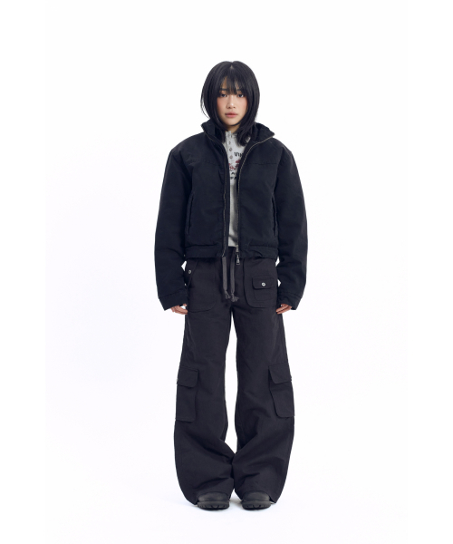 AAKAM(アーカム)の「Flare Cargo Pocket Pants (Black)(その他パンツ・レディース・その他・1/2)」の5枚目の写真