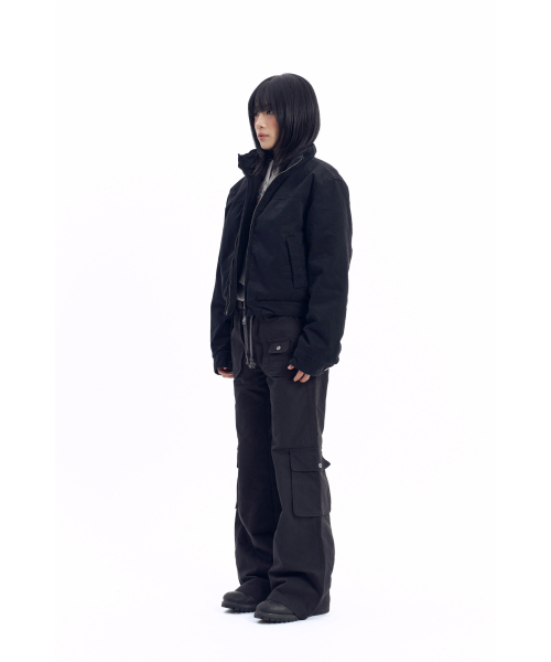 AAKAM(アーカム)の「Flare Cargo Pocket Pants (Black)(その他パンツ・レディース・その他・1/2)」の6枚目の写真