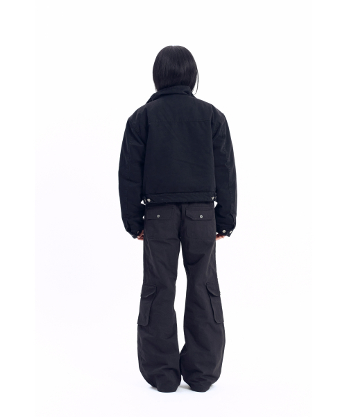 AAKAM(アーカム)の「Flare Cargo Pocket Pants (Black)(その他パンツ・レディース・その他・1/2)」の8枚目の写真
