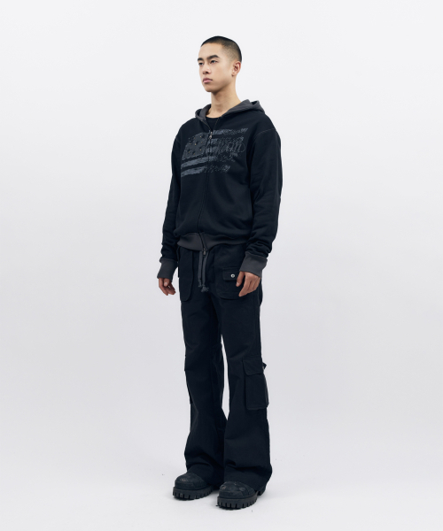 AAKAM(アーカム)の「Flare Cargo Pocket Pants (Black)(その他パンツ・レディース・その他・1/2)」の18枚目の写真