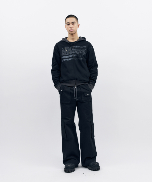 AAKAM(アーカム)の「Flare Cargo Pocket Pants (Black)(その他パンツ・レディース・その他・1/2)」の20枚目の写真