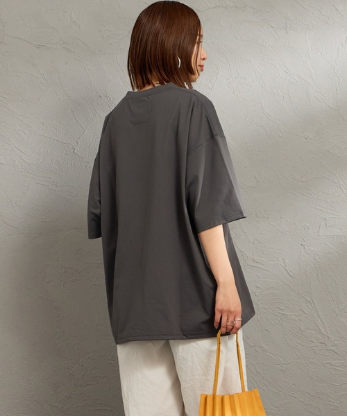 +phenix（プラスフェニックス）の「[＋phenix/プラスフェニックス] 別注 ワンポイント刺繍ロゴ ドローコードTシャツ【追加】（Tシャツ/カットソー・メンズ・ホワイト/ブラック/オレンジ/チャコールグレー/グレー・M/XL/L）」の16枚目の写真