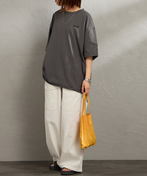 +phenix（プラスフェニックス）の「[＋phenix/プラスフェニックス] 別注 ワンポイント刺繍ロゴ ドローコードTシャツ【追加】（Tシャツ/カットソー・メンズ・ホワイト/ブラック/オレンジ/チャコールグレー/グレー・M/XL/L）」の17枚目の写真