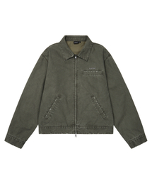 Walt Damaged Cotton Jacket (Khaki)