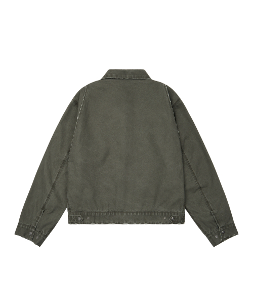 AAKAM(アーカム)の「Walt Damaged Cotton Jacket (Khaki)(その他アウター・レディース・その他・1/2)」の2枚目の写真