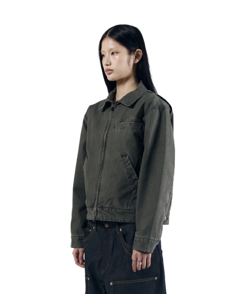 AAKAM(アーカム)の「Walt Damaged Cotton Jacket (Khaki)(その他アウター・レディース・その他・1/2)」の5枚目の写真