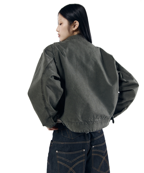 AAKAM(アーカム)の「Walt Damaged Cotton Jacket (Khaki)(その他アウター・レディース・その他・1/2)」の7枚目の写真