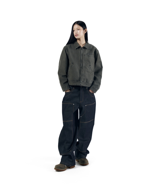AAKAM(アーカム)の「Walt Damaged Cotton Jacket (Khaki)(その他アウター・レディース・その他・1/2)」の11枚目の写真