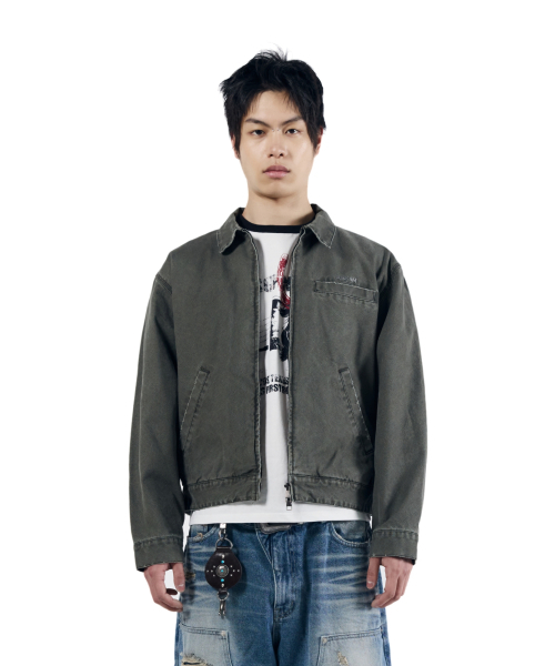 AAKAM(アーカム)の「Walt Damaged Cotton Jacket (Khaki)(その他アウター・レディース・その他・1/2)」の12枚目の写真