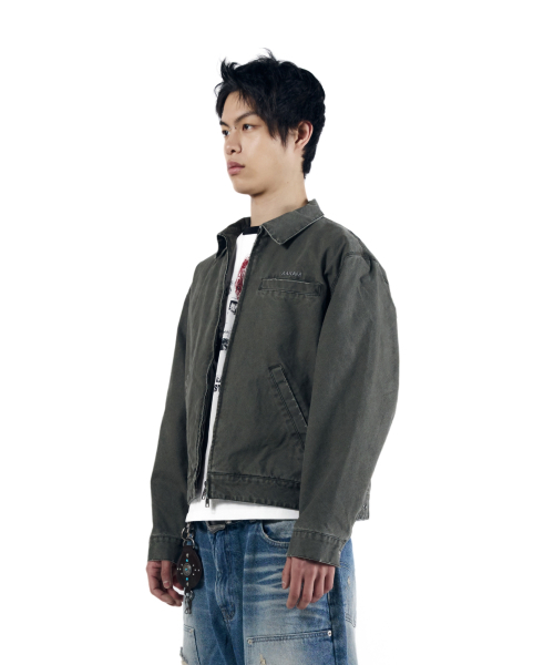 AAKAM(アーカム)の「Walt Damaged Cotton Jacket (Khaki)(その他アウター・レディース・その他・1/2)」の13枚目の写真