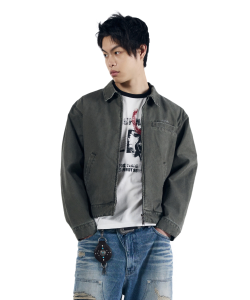 AAKAM(アーカム)の「Walt Damaged Cotton Jacket (Khaki)(その他アウター・レディース・その他・1/2)」の15枚目の写真